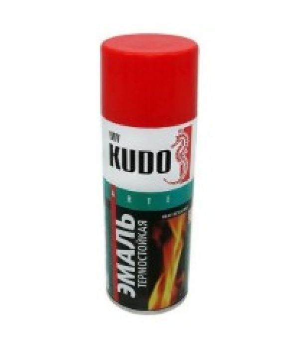 Эмаль-аэрозоль KUDO RAL5005 термостойкая 0,52л Красная