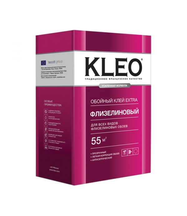 Клей KLEO EXTRA 55 клей для флизелиновых обоев 380г