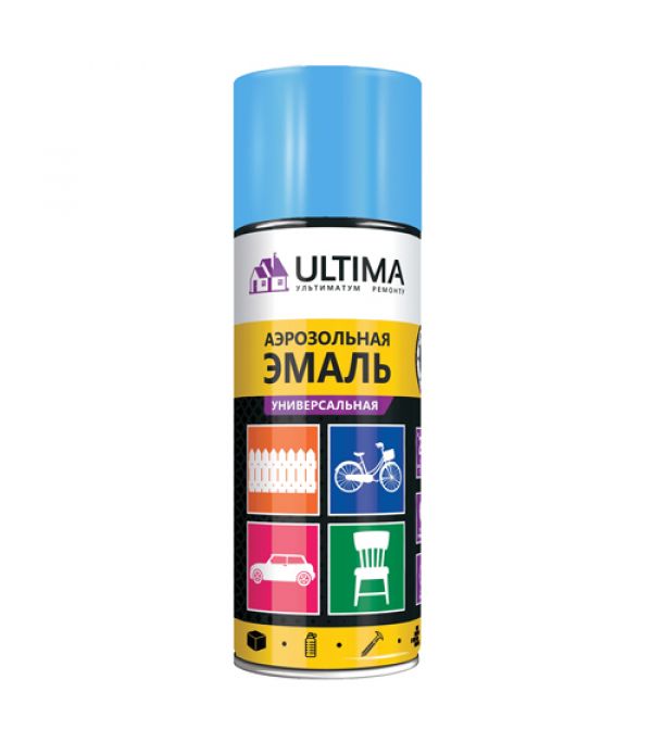 Эмаль-аэрозоль ULTIMA RAL5012 Голубой 520мл
