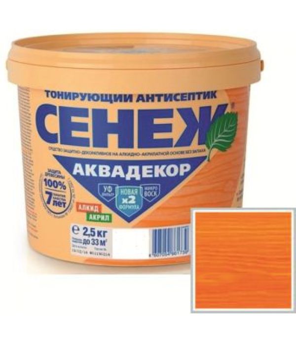 Сенеж Аквадекор Х2 ОРЕГОН (№106)  2,5 кг