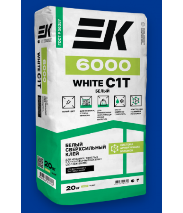 Плиточный клей EK 6000 MOZAIK для мозайки 5кг мал.мешок