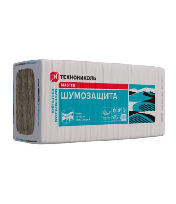 Утеплитель ТЕХНОНИКОЛЬ ШУМОЗАЩИТА 1200*610*50мм (7,32м2 0,366м3) 10шт/уп
