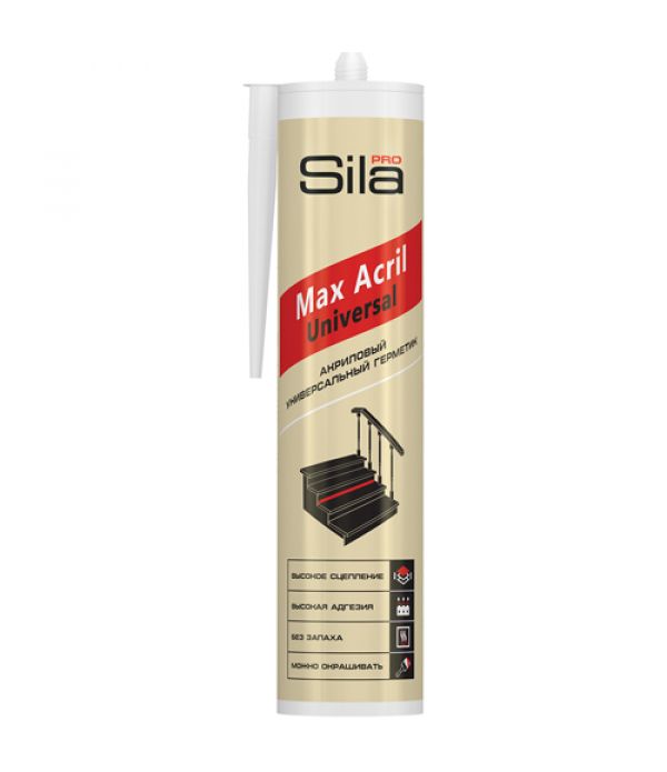 Герметик SILA PRO Max Sealant силиконовый универсальный бесцветный 280мл