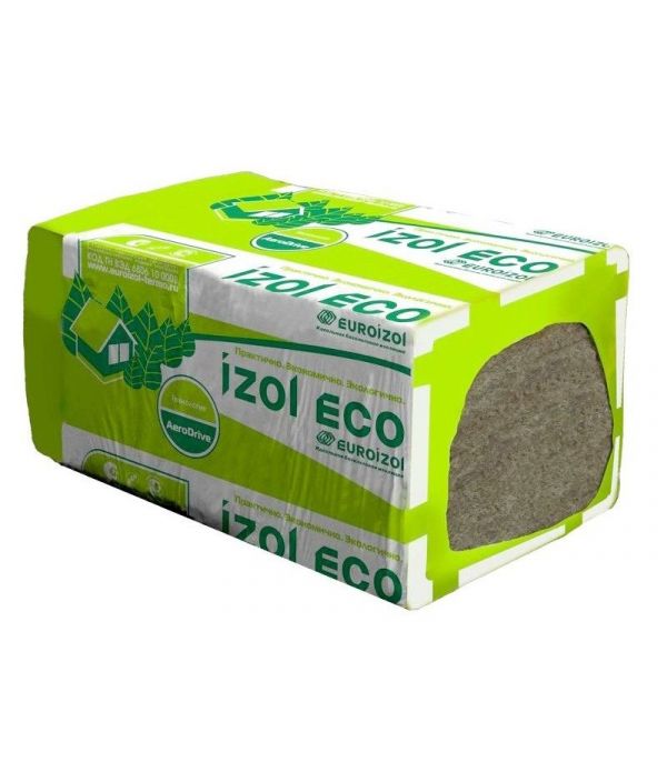 Утеплитель Евроизол ECO 90 1000*600*50мм (4,8м2/0,24м3) 8л/упак