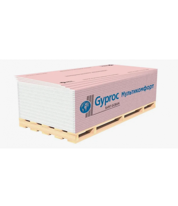 Гипсокартон Gyproc (Vetonit) Мультикомфорт Акустик 2500*1200*12,5мм 