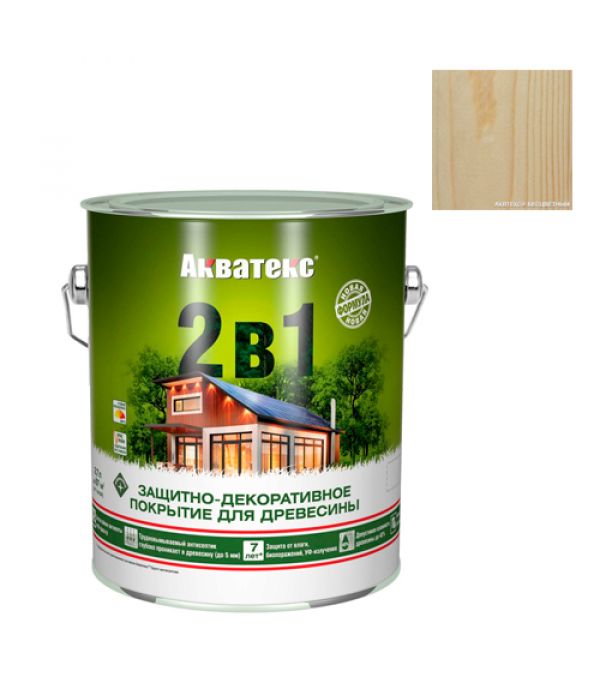  Акватекс-текстурное покрытие БЕСЦВЕТНЫЙ 0,8л 