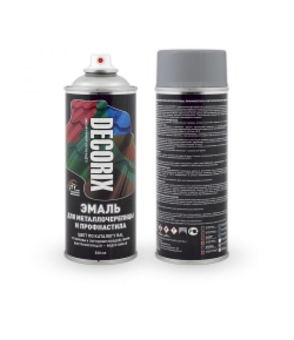Эмаль-аэрозоль DECORIX Professional RAL7004 Сигнальный Серый 520мл