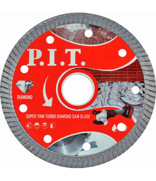 Диск алмазный P.I.T. Turbo (сверхтонкий) 125x22,2x1,4 мм