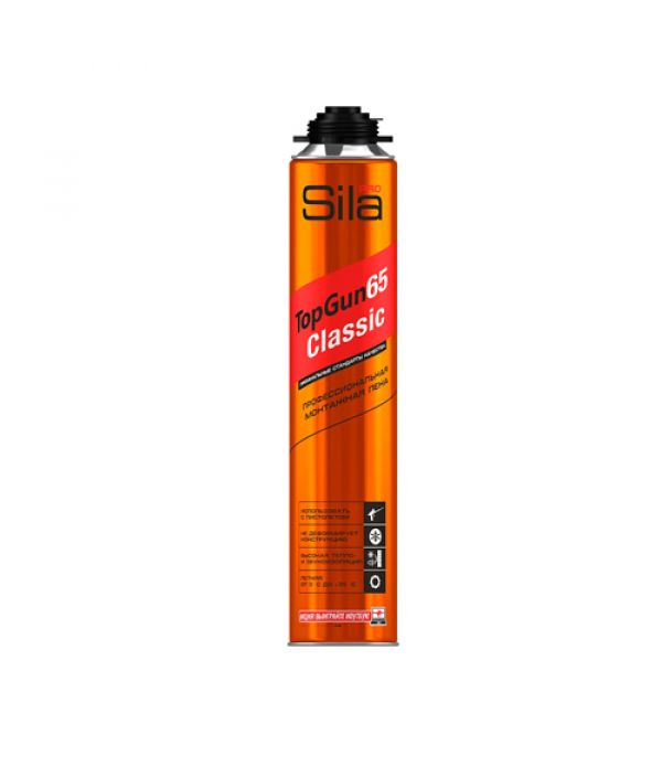 Пена монтажная проф. SiLaPro TopGun CLASSIC 65л 800мл 